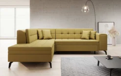 Designer Ecksofa Lania mit Schlaffunktion