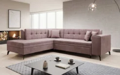 Designer Ecksofa Lania mit Schlaffunktion