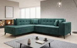 Designer Ecksofa Lania mit Schlaffunktion