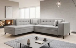 Designer Ecksofa Lania mit Schlaffunktion