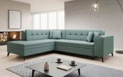 Designer Ecksofa Lania mit Schlaffunktion