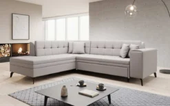 Designer Ecksofa Lania mit Schlaffunktion