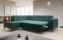 Designer Ecksofa Lania mit Schlaffunktion