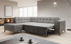 Designer Ecksofa Lania mit Schlaffunktion