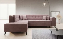 Designer Ecksofa Lania mit Schlaffunktion