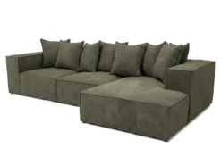 Designer Ecksofa Largo in Cord