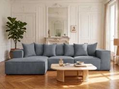Designer Ecksofa Largo in Cord