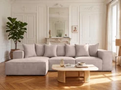 Designer Ecksofa Largo in Cord