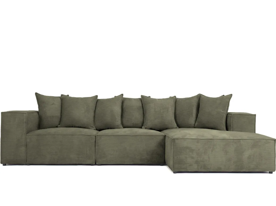Designer Ecksofa Largo in Cord