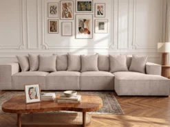 Designer Ecksofa Largo Maxi in Cord