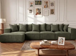 Designer Ecksofa Largo Maxi in Cord