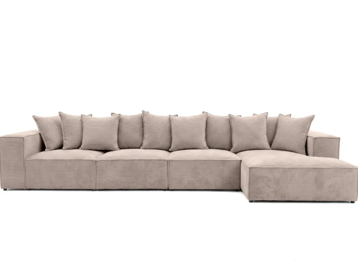 Designer Ecksofa Largo Maxi in Cord