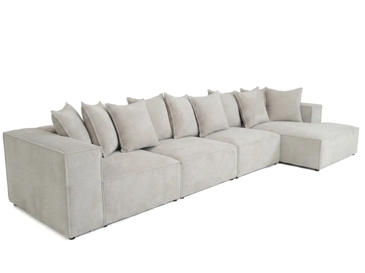 Designer Ecksofa Largo Maxi in Cord