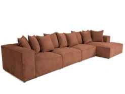 Designer Ecksofa Largo Maxi in Cord