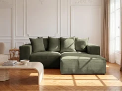 Designer Ecksofa Largo Mini in Cord