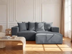 Designer Ecksofa Largo Mini in Cord