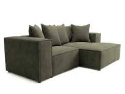 Designer Ecksofa Largo Mini in Cord