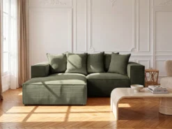 Designer Ecksofa Largo Mini in Cord
