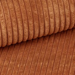 Designer Ecksofa Lazy geschlossen in Cord