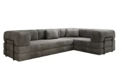 Designer Ecksofa Lazy geschlossen in Cord