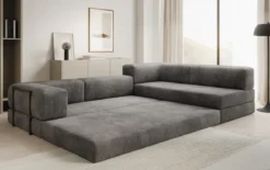 Designer Ecksofa Lazy in Cord