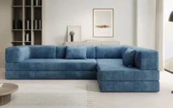 Designer Ecksofa Lazy in Cord