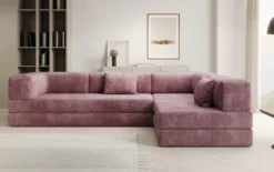 Designer Ecksofa Lazy in Cord