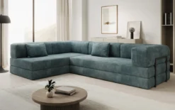 Designer Ecksofa Lazy in Cord