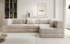 Designer Ecksofa Lazy in Cord