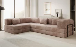 Designer Ecksofa Lazy in Cord