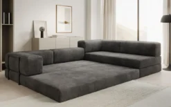 Designer Ecksofa Lazy in Cord