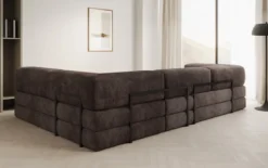 Designer Ecksofa Lazy in Cord