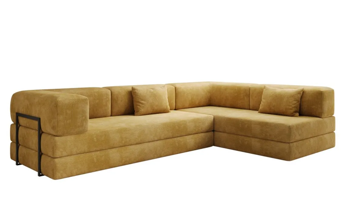 Designer Ecksofa Lazy in Cord