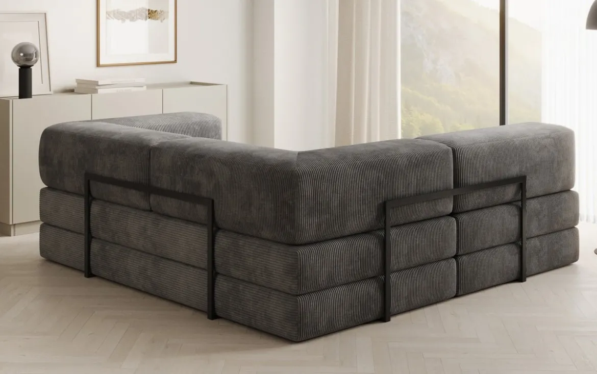 Designer Ecksofa Lazy Mini in Cord