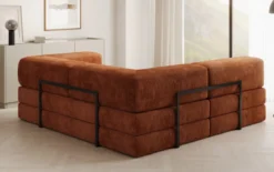 Designer Ecksofa Lazy Mini in Cord
