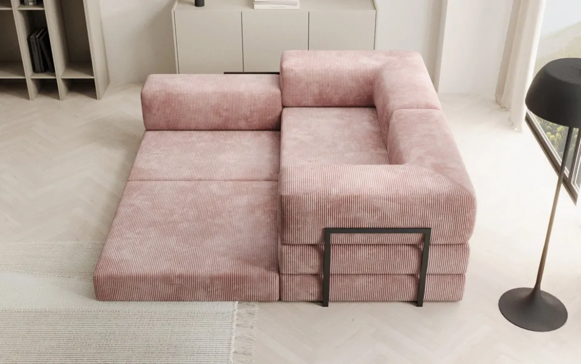 Designer Ecksofa Lazy Mini in Cord