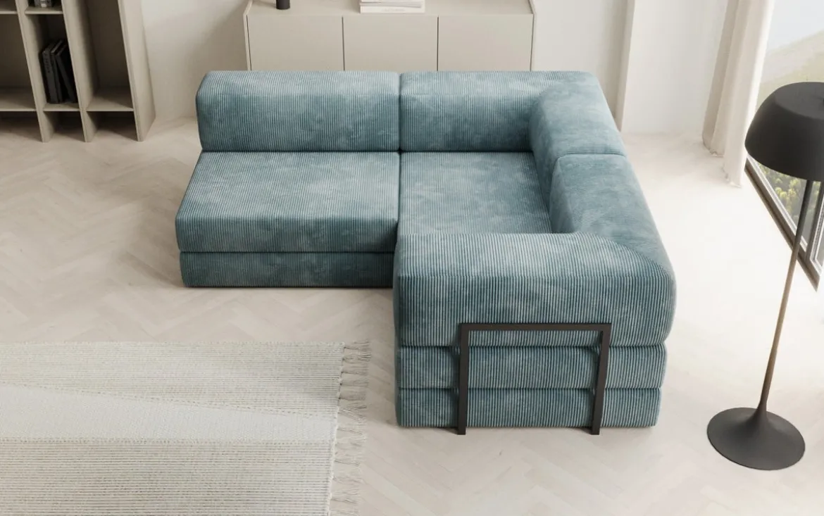 Designer Ecksofa Lazy Mini in Cord