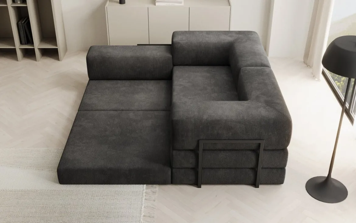 Designer Ecksofa Lazy Mini in Cord