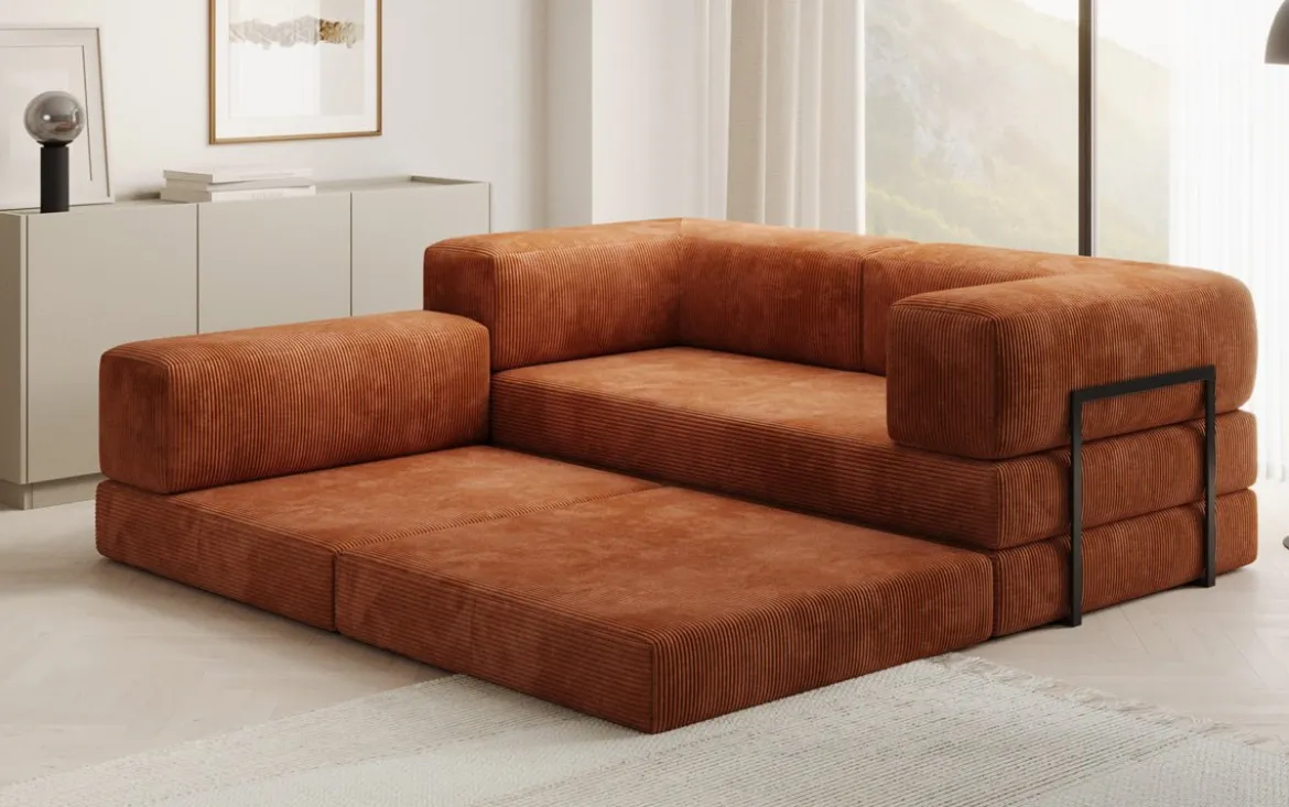 Designer Ecksofa Lazy Mini in Cord