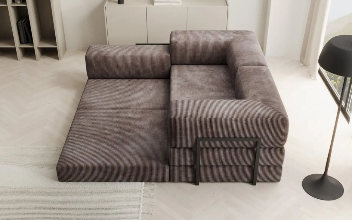 Designer Ecksofa Lazy Mini in Cord
