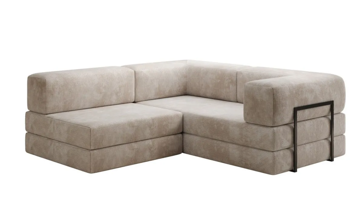 Designer Ecksofa Lazy Mini in Cord