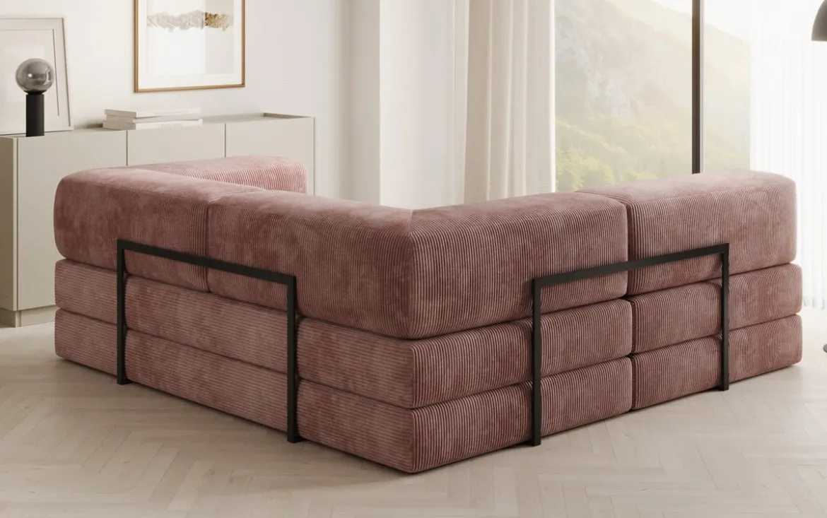 Designer Ecksofa Lazy Mini in Cord