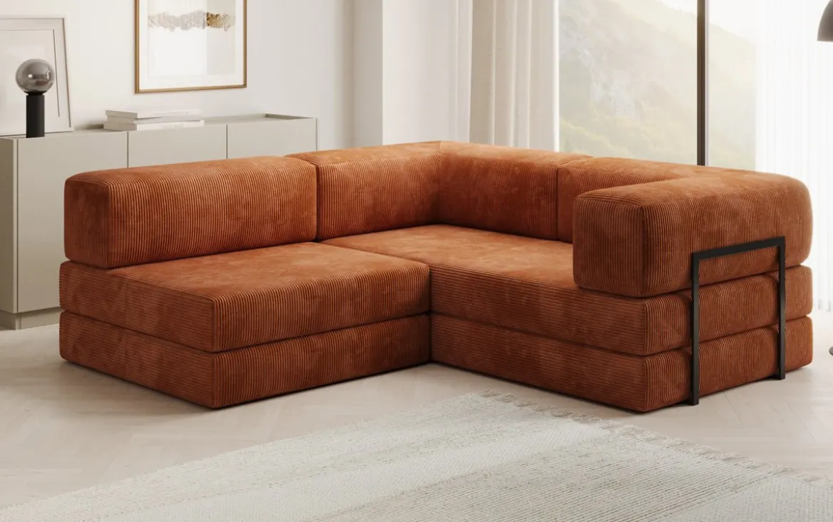 Designer Ecksofa Lazy Mini in Cord