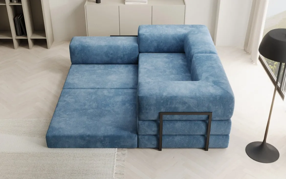 Designer Ecksofa Lazy Mini in Cord