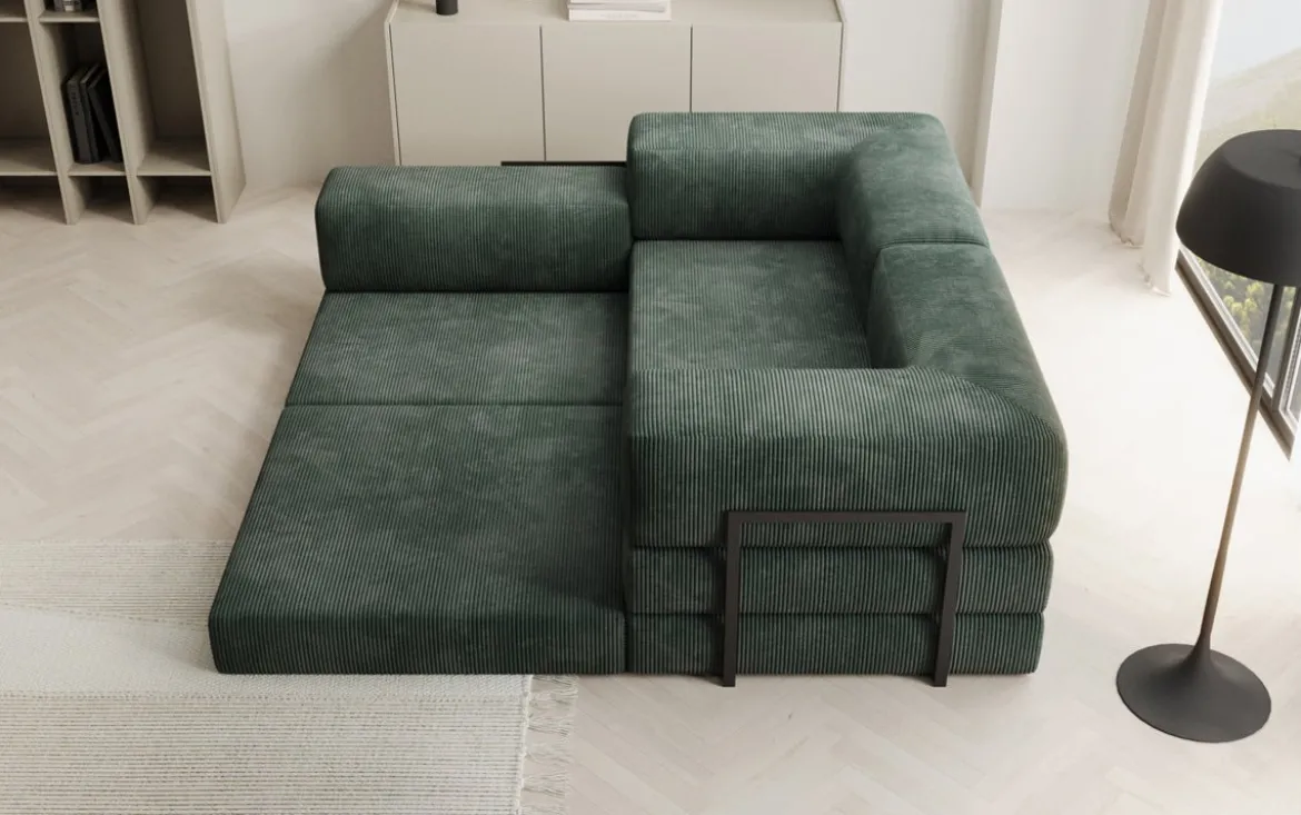 Designer Ecksofa Lazy Mini in Cord