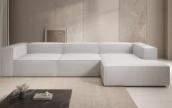 Designer Ecksofa Lesley in Bouclé