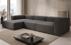 Designer Ecksofa Lesley in Bouclé