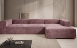 Designer Ecksofa Lesley in Cord