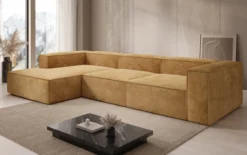 Designer Ecksofa Lesley in Cord