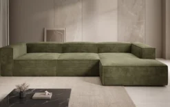 Designer Ecksofa Lesley in Cord